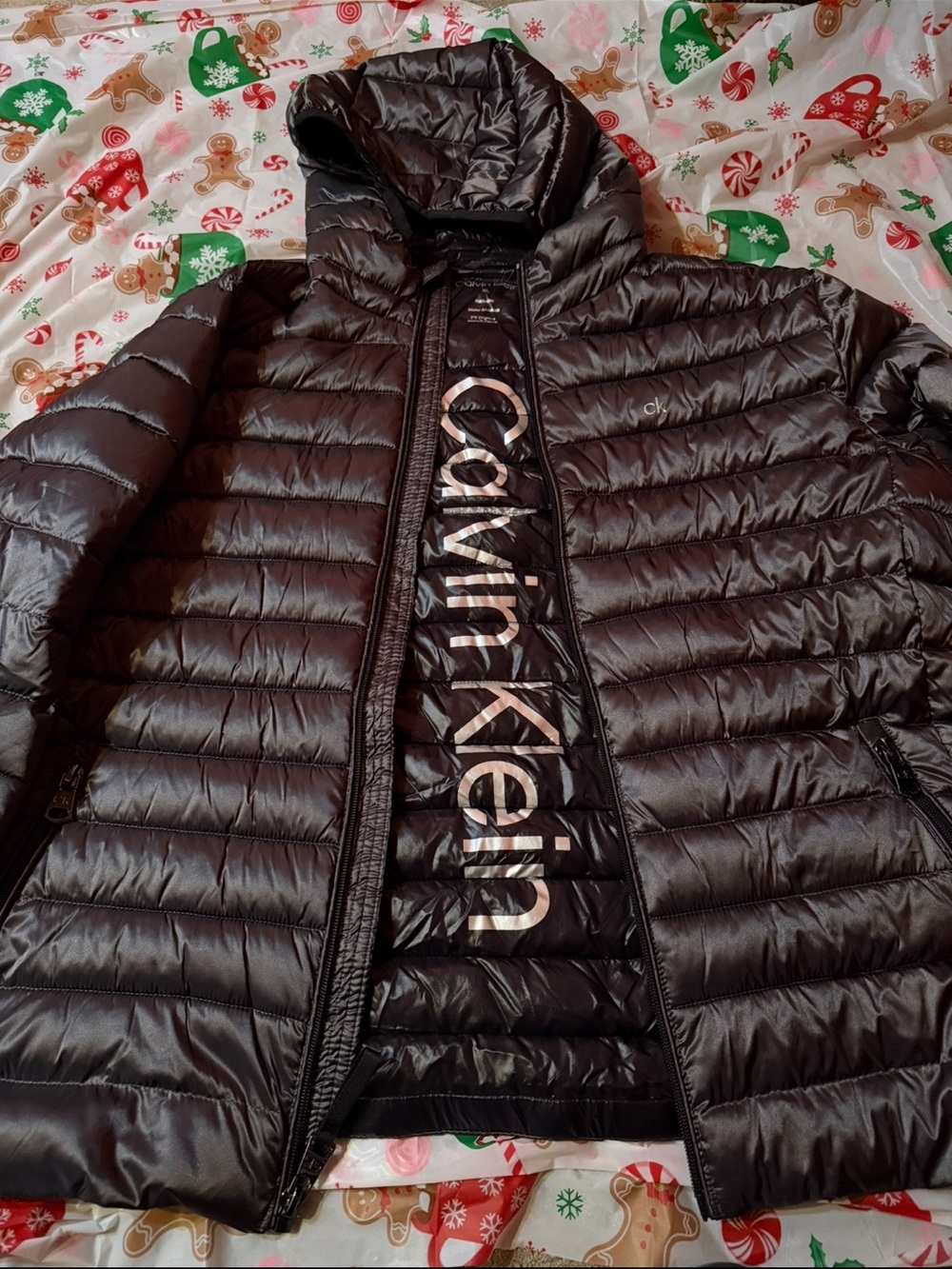 Calvin Klein Men’s Black Quilted Packable Puffer Jacket